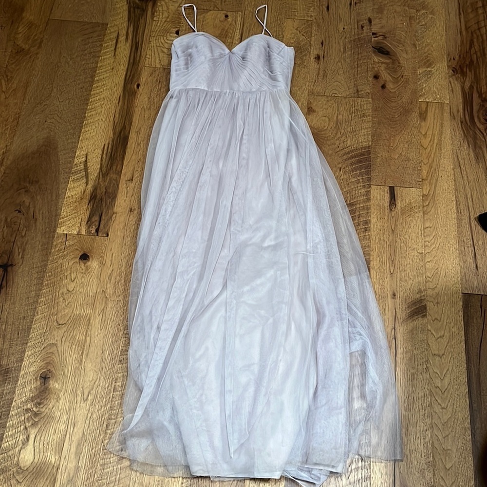 Wtoo Women’s Purple Maxi Formal Spaghetti Strap Dress Size 10
